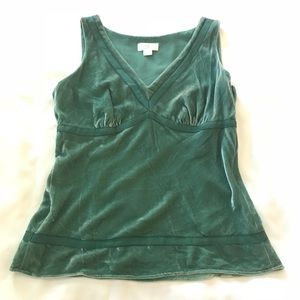 Loft | women’s size 6 velvet blouse